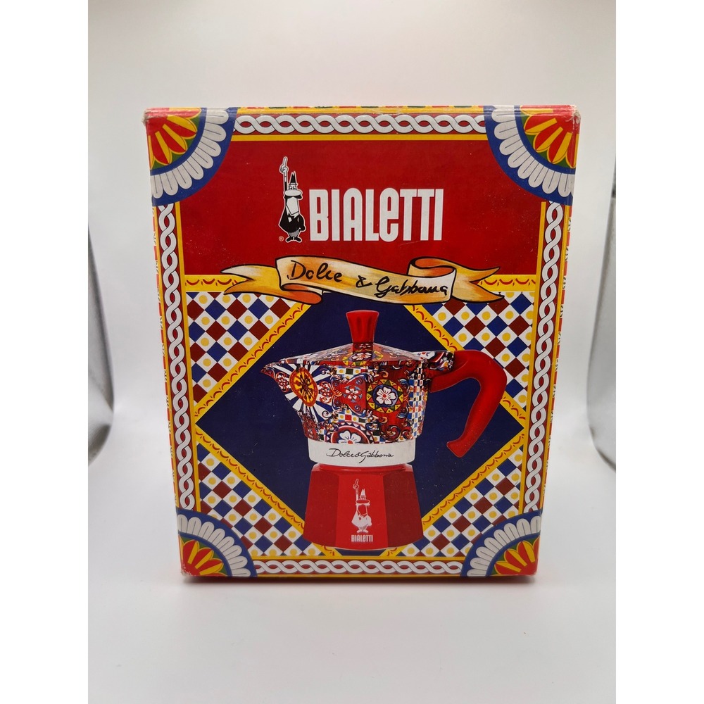 Bialetti Moka Express 3-Cup Dolce & Gabbana Coffee Maker In Vibrant Sicilian